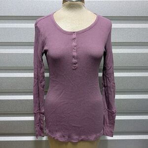 SPLENDID forever thermal henley top M L